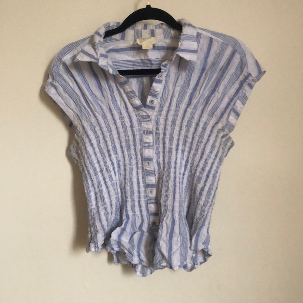 Anthropologie Peplum Top